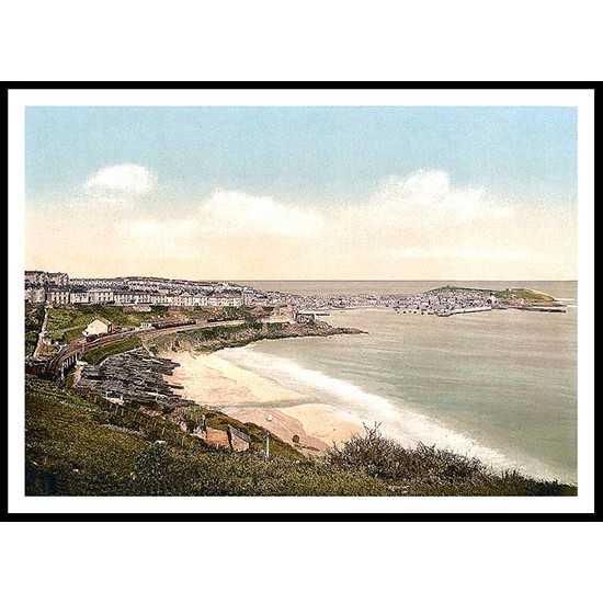 St Ives 2, A New Print Of A Vintage Beach Scene